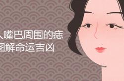 女人嘴巴周围的痣图解命运吉凶