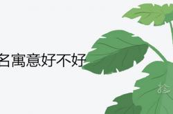 浅字在名字寓意好不好