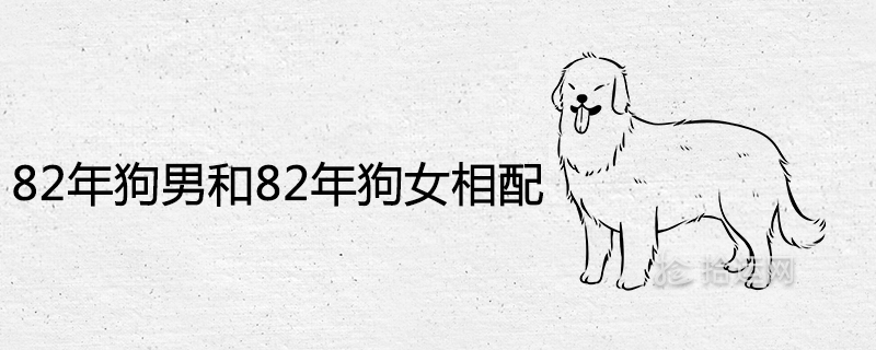 82年狗男和82年狗女相配吗