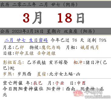 2023年阴历二月二十是多少号,2023年农历二月二十七日子怎么样