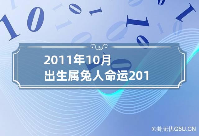 2011年10月出生属兔人命运 2011年10月的兔好不好