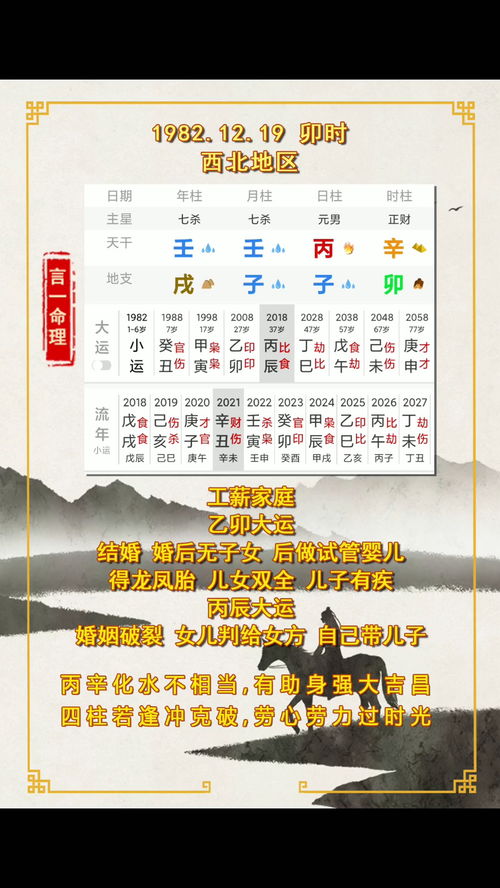 八字四柱对照表详解大全