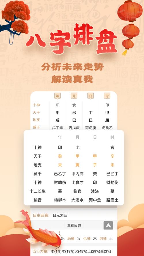 易奇八字免费测算命盘,易奇八字算命免费,免费测八字算五行