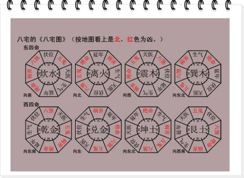 坐南朝北 离宅,最新离宅风水吉凶图解,坐南朝北的吉凶八位图